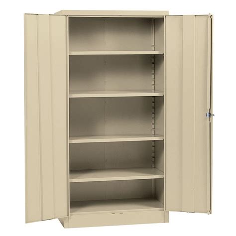 sandusky 72 steel storage cabinet with 4 adjustable shelves putty|Sandusky Lee Sandusky, Elite Series Welded Cabinet 36x18x72.